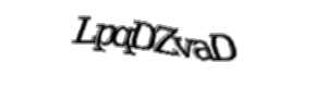 Security check image, please type the characters shown